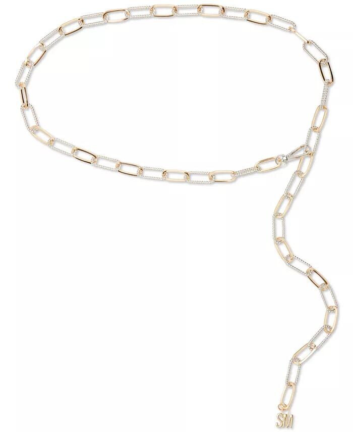 Женский двухцветный ремень-цепочка скрепка Steve Madden, золотой
Женский двухцветный ремень-цепочка скрепка Steve Madden, золотой