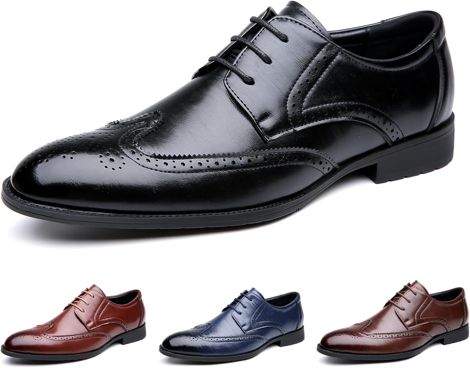 Мужские кожаные оксфорды с крыльями, узорчатые броги, формальные, с толстым каблуком, классические заостренные носки, низкие, на шнуровке, с низким каблуком, деловые оксфорды для работы и свадьбы Nsneond, черный
Мужские кожаные оксфорды с крыльями, узорчатые броги, формальные, с толстым каблуком, классические заостренные носки, низкие, на шнуровке, с низким каблуком, деловые оксфорды для работы и свадьбы Nsneond, черный