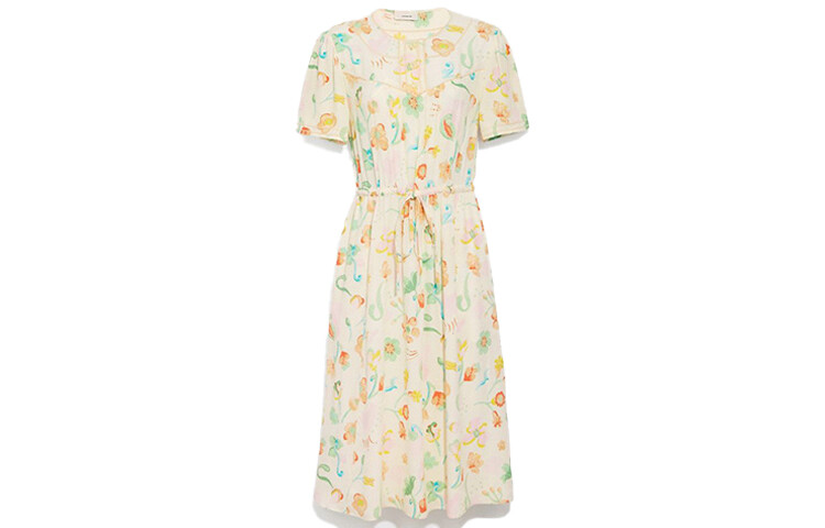 Платье с короткими рукавами женское желтое Coach
Платье с короткими рукавами женское желтое Coach