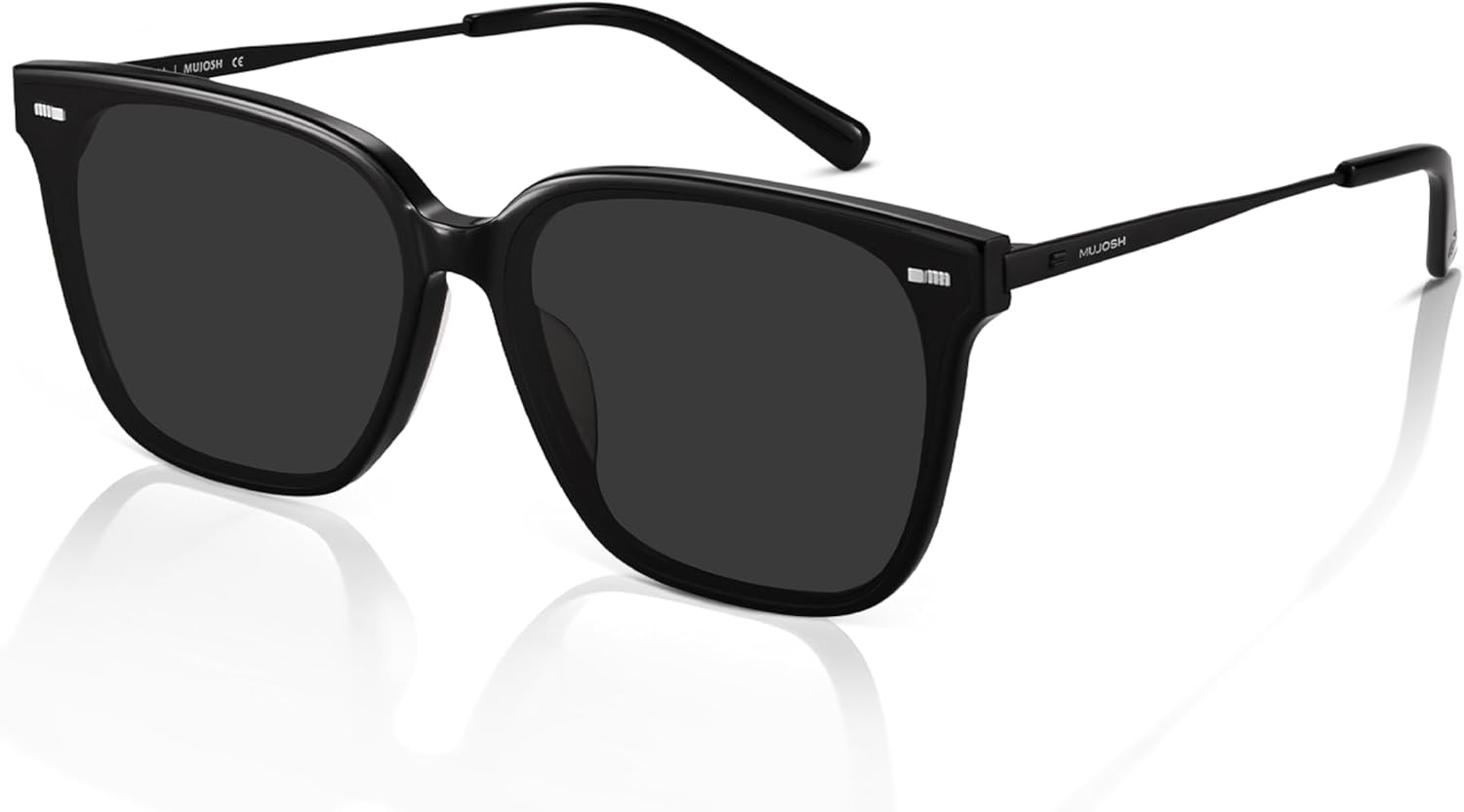Минималистичные квадратные поляризованные солнцезащитные очки MUJOSH для женщин и мужчин, модные бесшовные плоские солнцезащитные очки, бренд EssilorLuxottica, Obsidian Black/Pure Gray Polarized
Минималистичные квадратные поляризованные солнцезащитные очки MUJOSH для женщин и мужчин, модные бесшовные плоские солнцезащитные очки, бренд EssilorLuxottica, Obsidian Black/Pure Gray Polarized