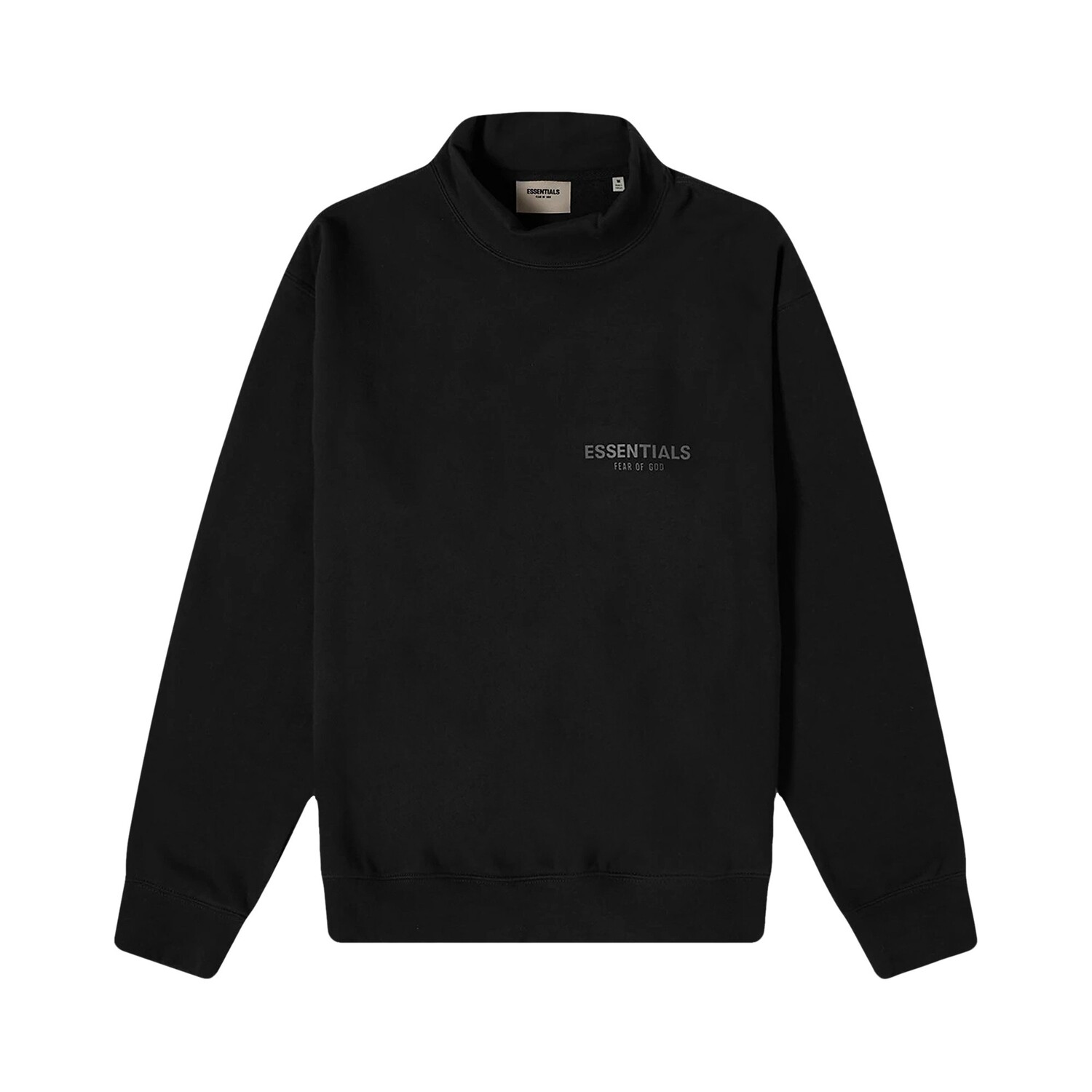 Пуловер-моккей Fear of God Essentials, цвет черный
Пуловер-моккей Fear of God Essentials, цвет черный