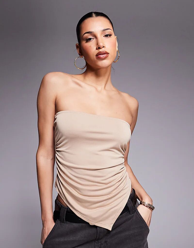 Мягкий топ-бандо ASOS DESIGN Coord с рюшами по бокам и асимметричным подолом в цвете «камень»
Мягкий топ-бандо ASOS DESIGN Coord с рюшами по бокам и асимметричным подолом в цвете «камень»