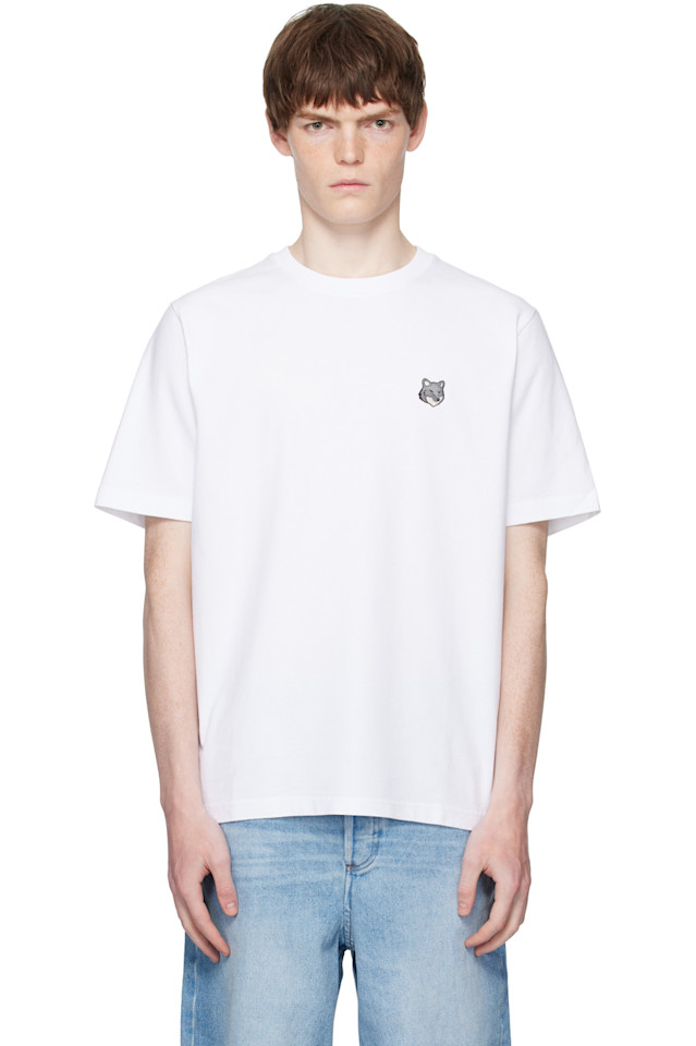 Футболка оверсайз с принтом головы дерзкого лиса Maison Kitsuné, белый
Футболка оверсайз с принтом головы дерзкого лиса Maison Kitsuné, белый