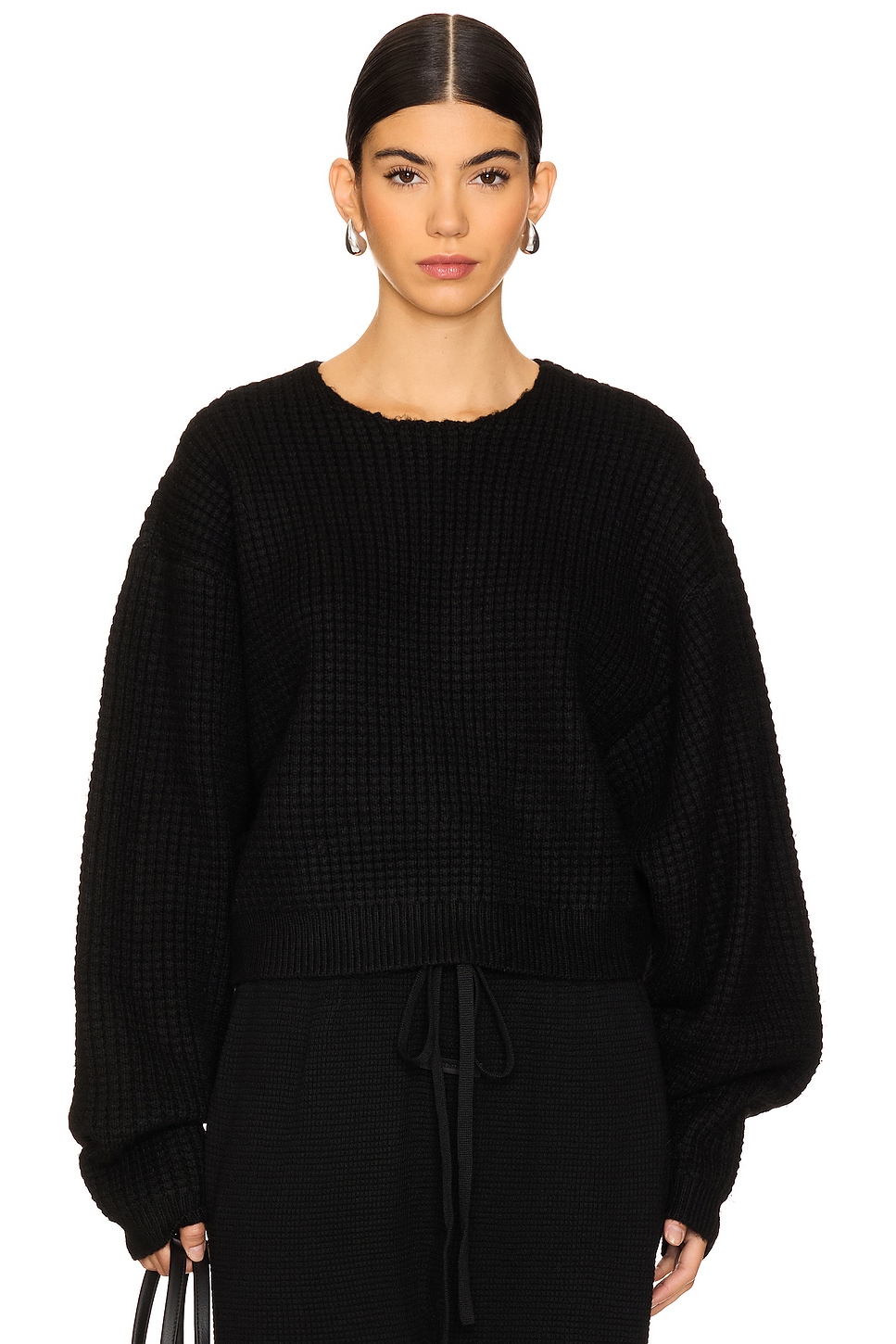 Укороченная толстовка с круглым вырезом Fear Of God Essentials, черный
Укороченная толстовка с круглым вырезом Fear Of God Essentials, черный