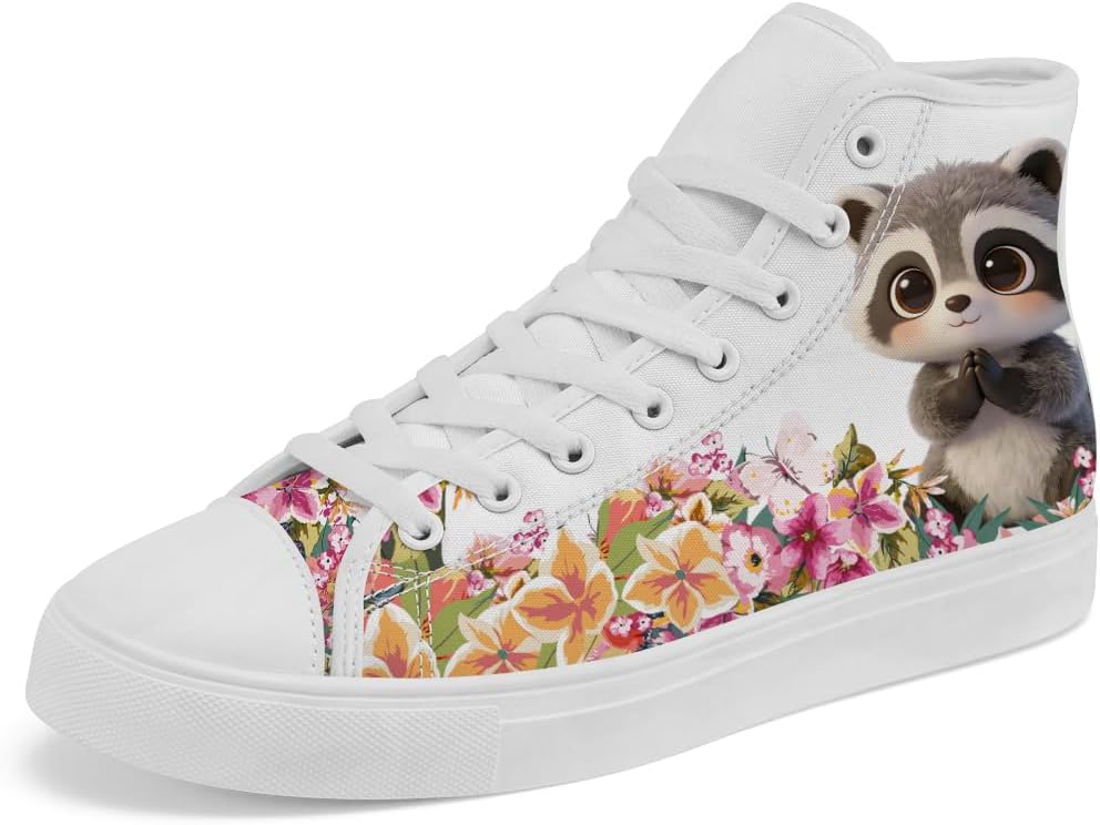 Кеды Raccoon высокие на шнуровке для женщин и мужчин, повседневные кеды Chebing, белый
Кеды Raccoon высокие на шнуровке для женщин и мужчин, повседневные кеды Chebing, белый