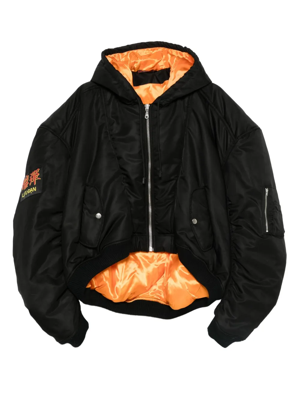 Бомбер с капюшоном Lựu Đạn, черный
Бомбер с капюшоном Lựu Đạn, черный