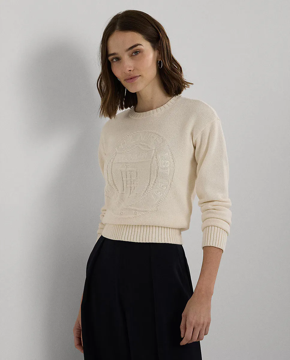 Женский свитер из чесаного хлопка с длинными рукавами Lauren Ralph Lauren, цвет Natural
Женский свитер из чесаного хлопка с длинными рукавами Lauren Ralph Lauren, цвет Natural