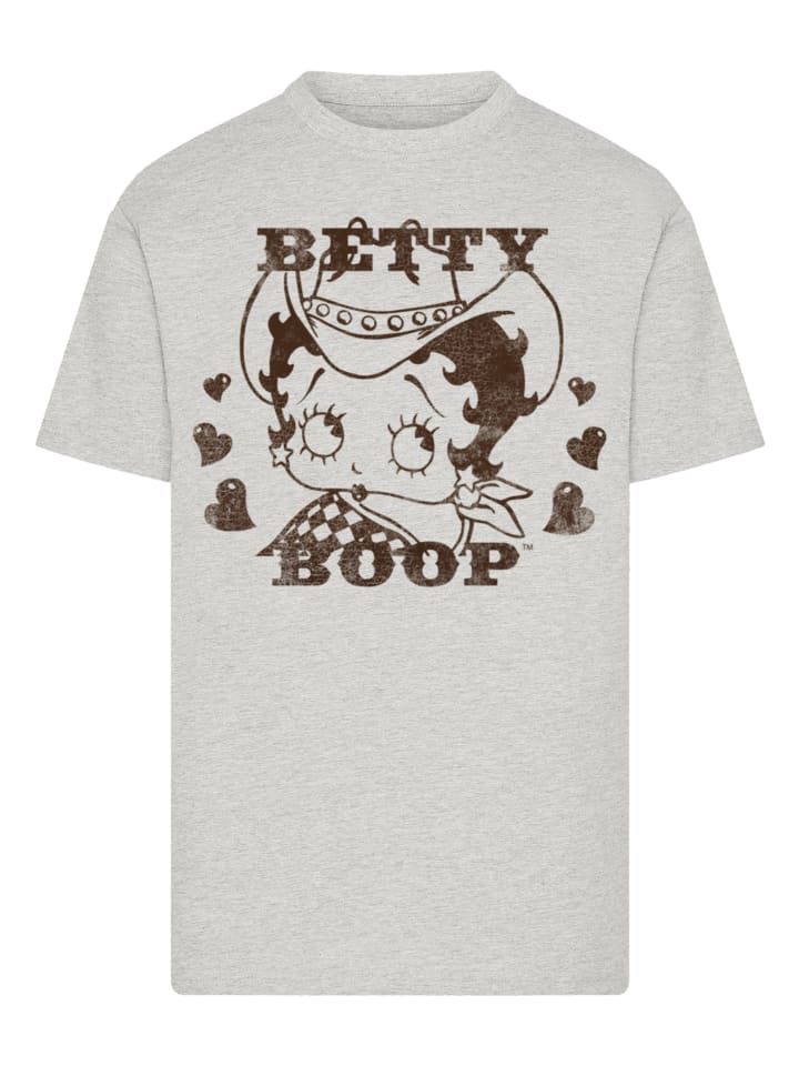 Футболка Betty Boop Cowgirl в серо-пестром цвете F4NT4STIC
Футболка Betty Boop Cowgirl в серо-пестром цвете F4NT4STIC
