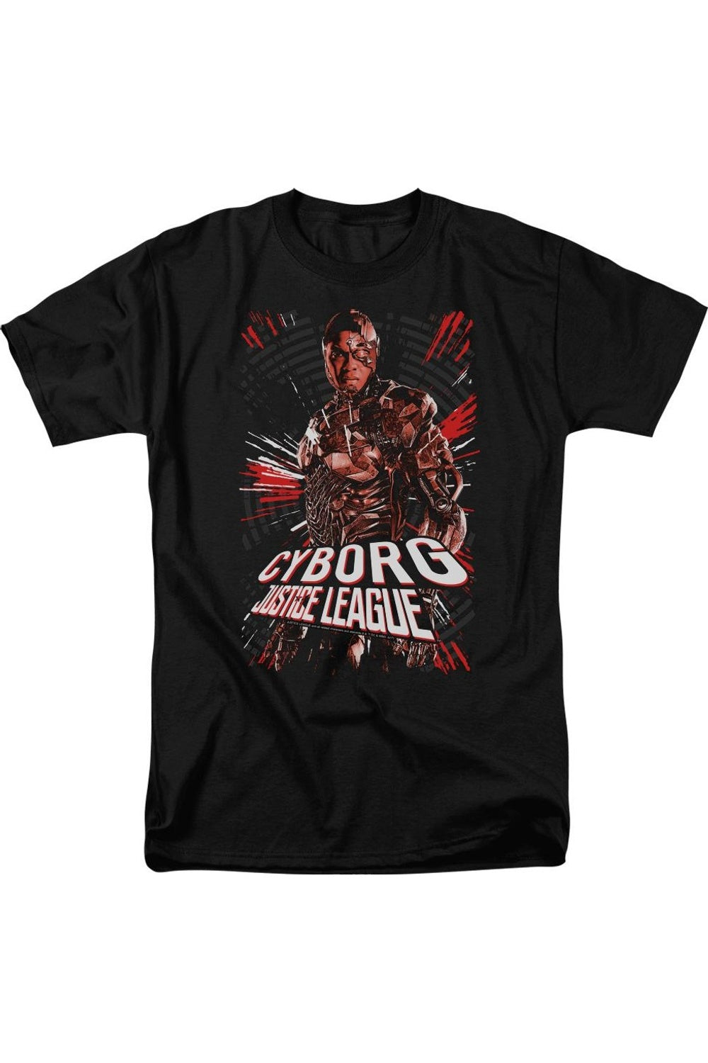 Футболка с коротким рукавом для взрослых «Лига справедливости» Киборг из фильма Justice League Movie, черный
Футболка с коротким рукавом для взрослых «Лига справедливости» Киборг из фильма Justice League Movie, черный