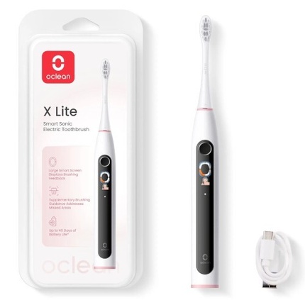 Sonic Brush X Lite Grey - электрическая зубная щетка серо-розового цвета Oclean
Sonic Brush X Lite Grey - электрическая зубная щетка серо-розового цвета Oclean