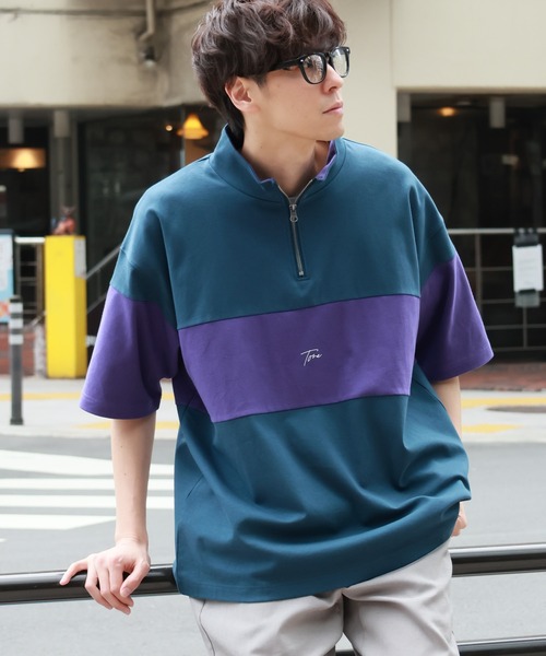 Футболка с логотипом и половинной застежкой-молнией LAKOLE, фиолетовый
Футболка с логотипом и половинной застежкой-молнией LAKOLE, фиолетовый