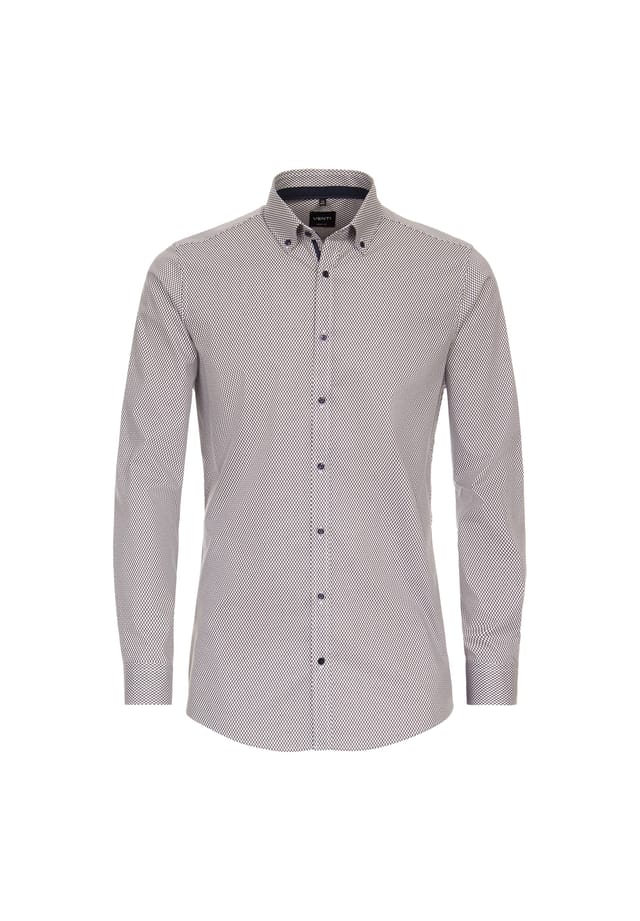 Рубашка с принтом в деловом стиле облегающая фигуру Venti, синий
Рубашка с принтом в деловом стиле облегающая фигуру Venti, синий