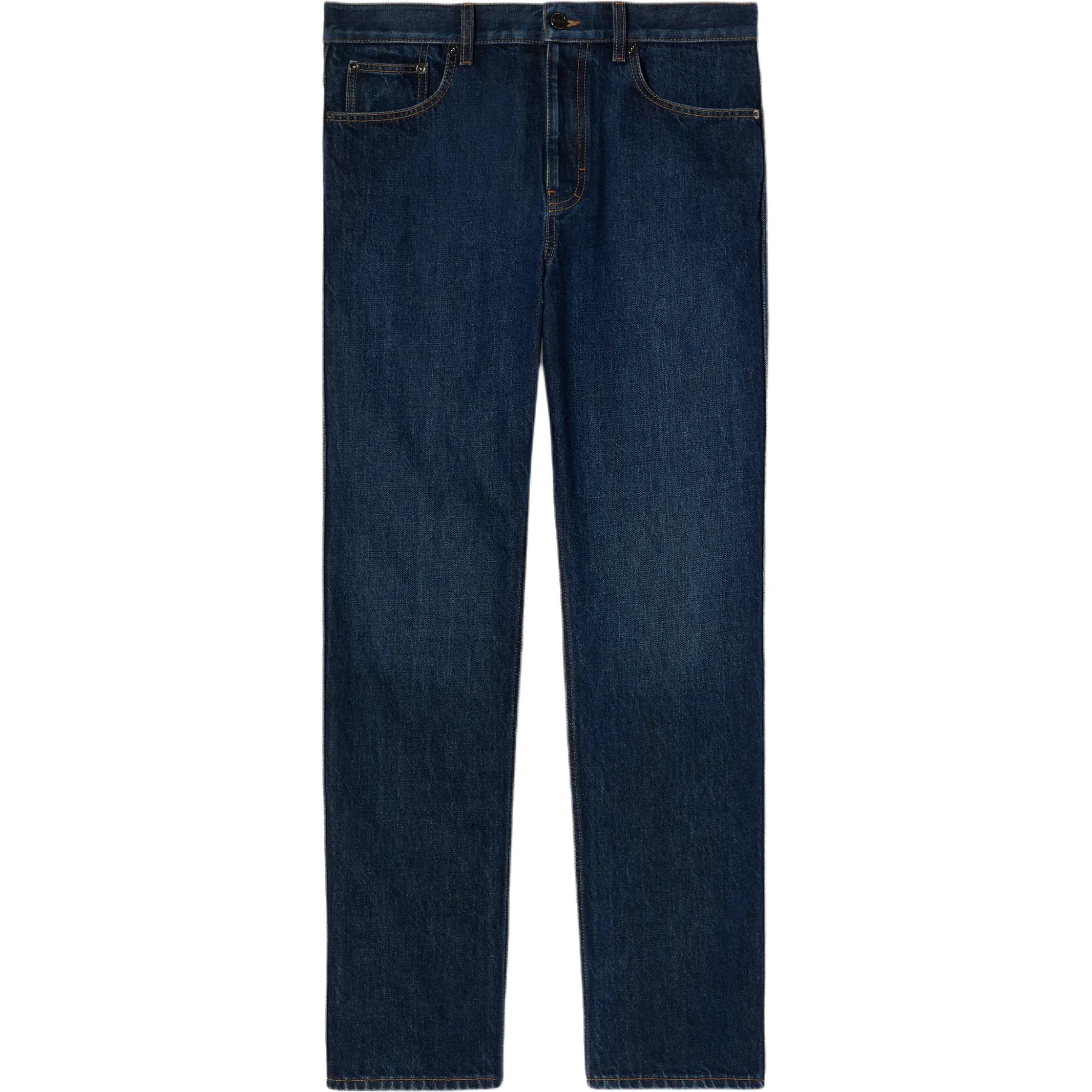 Слим фит хлопковые джинсовые брюки GUCCI, синий
Слим фит хлопковые джинсовые брюки GUCCI, синий