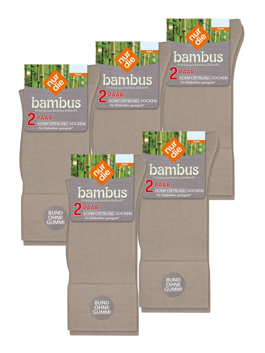 Носки Nur Die Komfortbund Socken Viskose, бежевый
Носки Nur Die Komfortbund Socken Viskose, бежевый