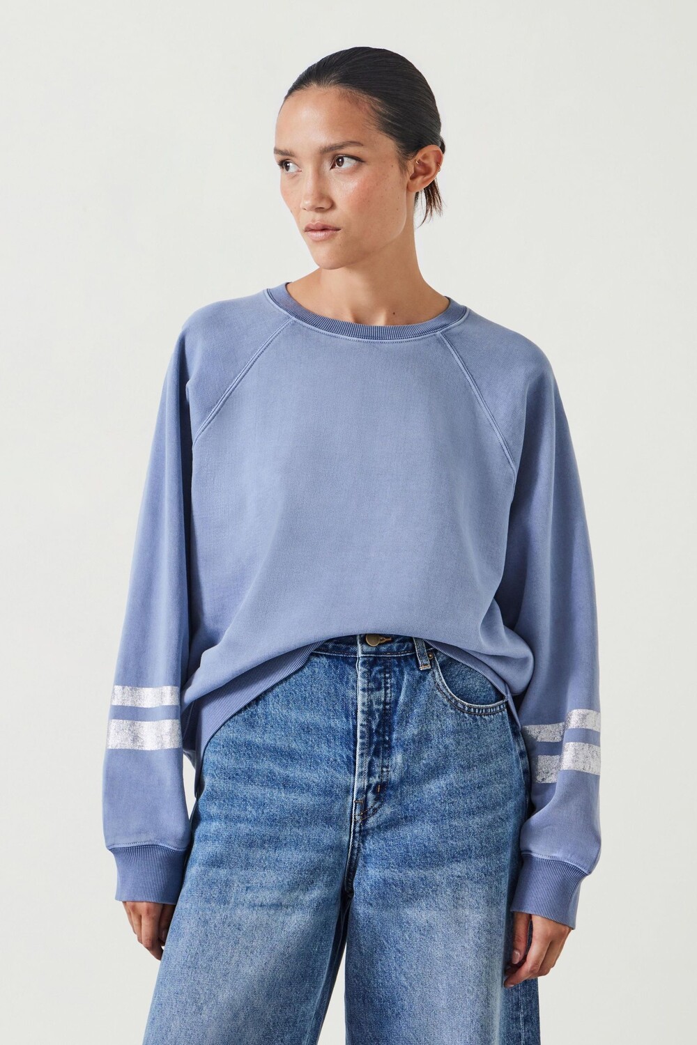 Толстовка Gemma из 100% хлопка с фольгированными полосками Hush, синий
Толстовка Gemma из 100% хлопка с фольгированными полосками Hush, синий