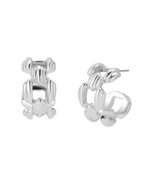 Серьги-Кольца с ребристыми звеньями Robert Lee Morris Soho, silver
Серьги-Кольца с ребристыми звеньями Robert Lee Morris Soho, silver