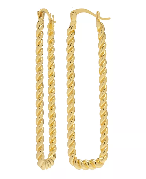 Серьги-Пряжки Twist из 14-каратного золота Macy'S, gold
Серьги-Пряжки Twist из 14-каратного золота Macy'S, gold