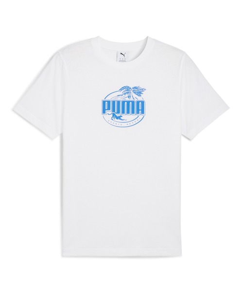 Мужская футболка с коротким рукавом, графический принт Palm Resort PUMA, белый
Мужская футболка с коротким рукавом, графический принт Palm Resort PUMA, белый