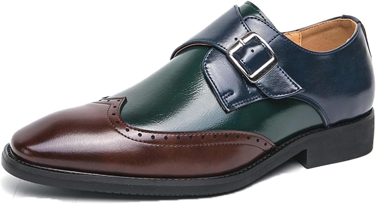 Мужские лоферы с заостренным носком из лакированной кожи двух тонов с пряжкой, низкий каблук, нескользящая удобная обувь без шнурков, классические оксфорды для делового и официального стиля Generic, коричневый
Мужские лоферы с заостренным носком из лакированной кожи двух тонов с пряжкой, низкий каблук, нескользящая удобная обувь без шнурков, классические оксфорды для делового и официального стиля Generic, коричневый