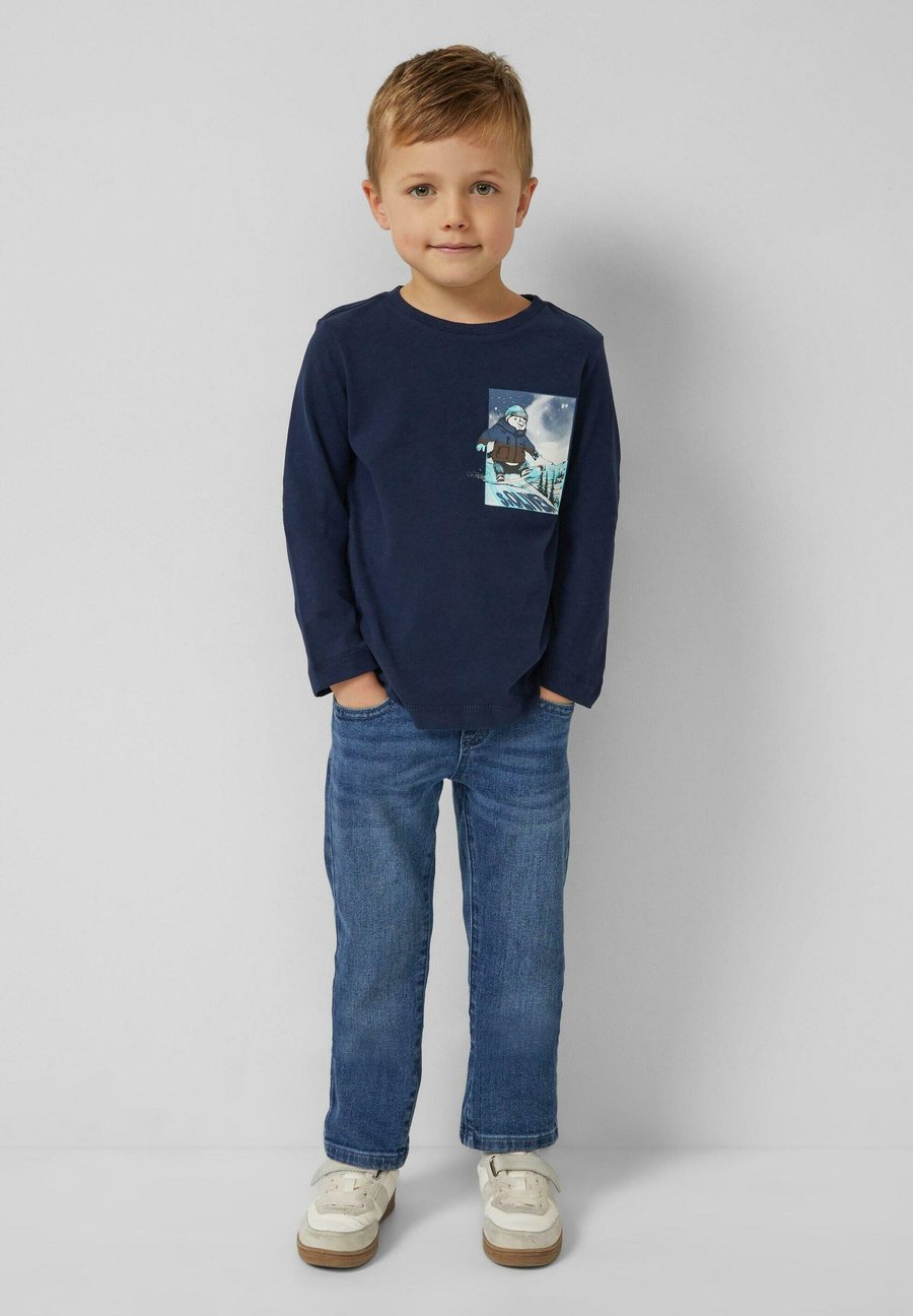 Топ s.Oliver Long sleeved top, Navy/Dark Blue
Топ s.Oliver Long sleeved top, Navy/Dark Blue