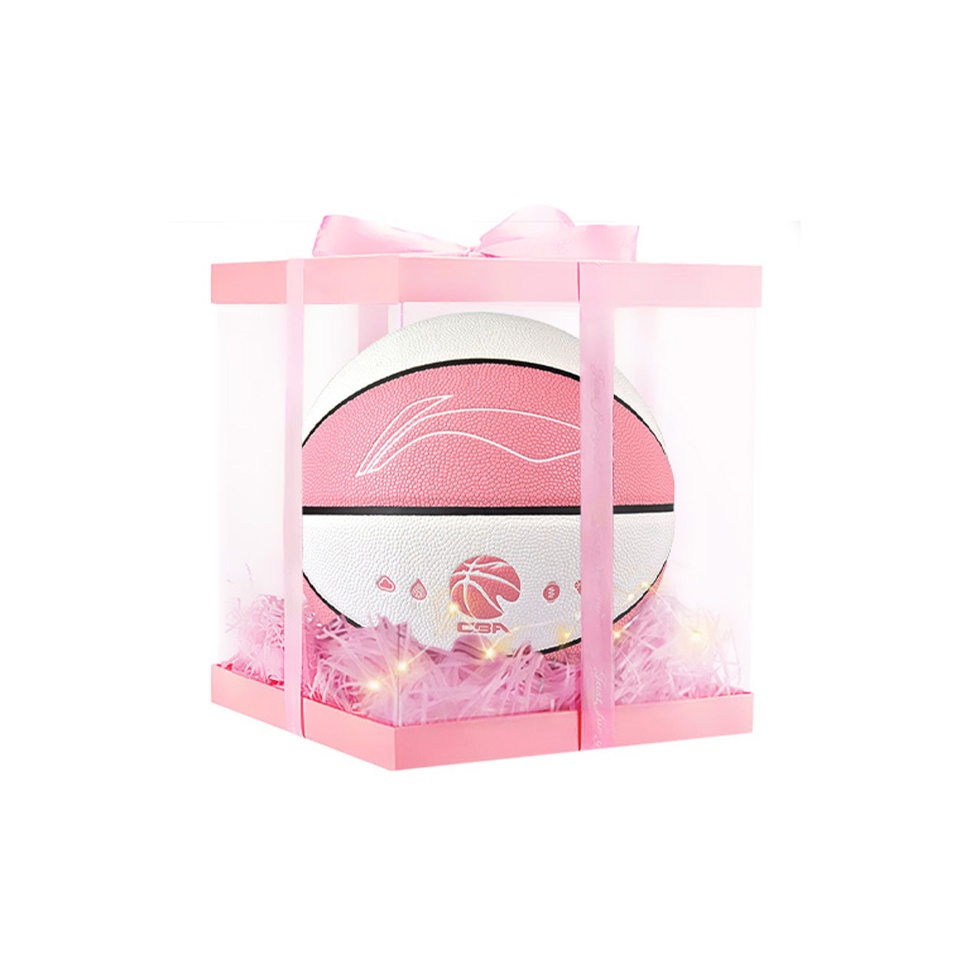 LINING Баскетбольный мяч CBA Collection PU розовый белый размер 6 тренировочный unisex
LINING Баскетбольный мяч CBA Collection PU розовый белый размер 6 тренировочный unisex