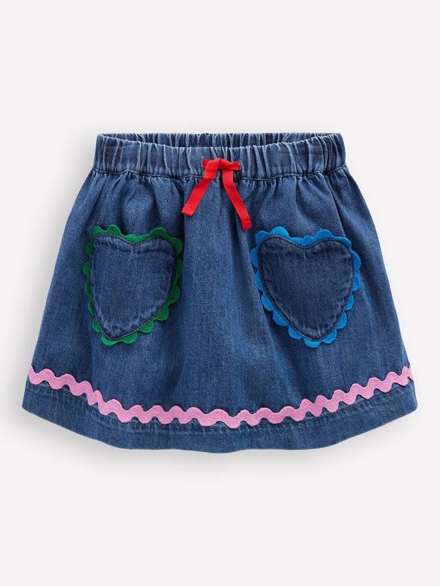 Детская юбка с кулиской и рюшами Mini Boden, Mid Vintage Denim
Детская юбка с кулиской и рюшами Mini Boden, Mid Vintage Denim
