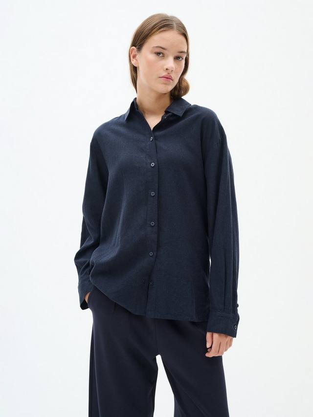 Санни рубашка из богатого льна InWear, Marine Blue
Санни рубашка из богатого льна InWear, Marine Blue