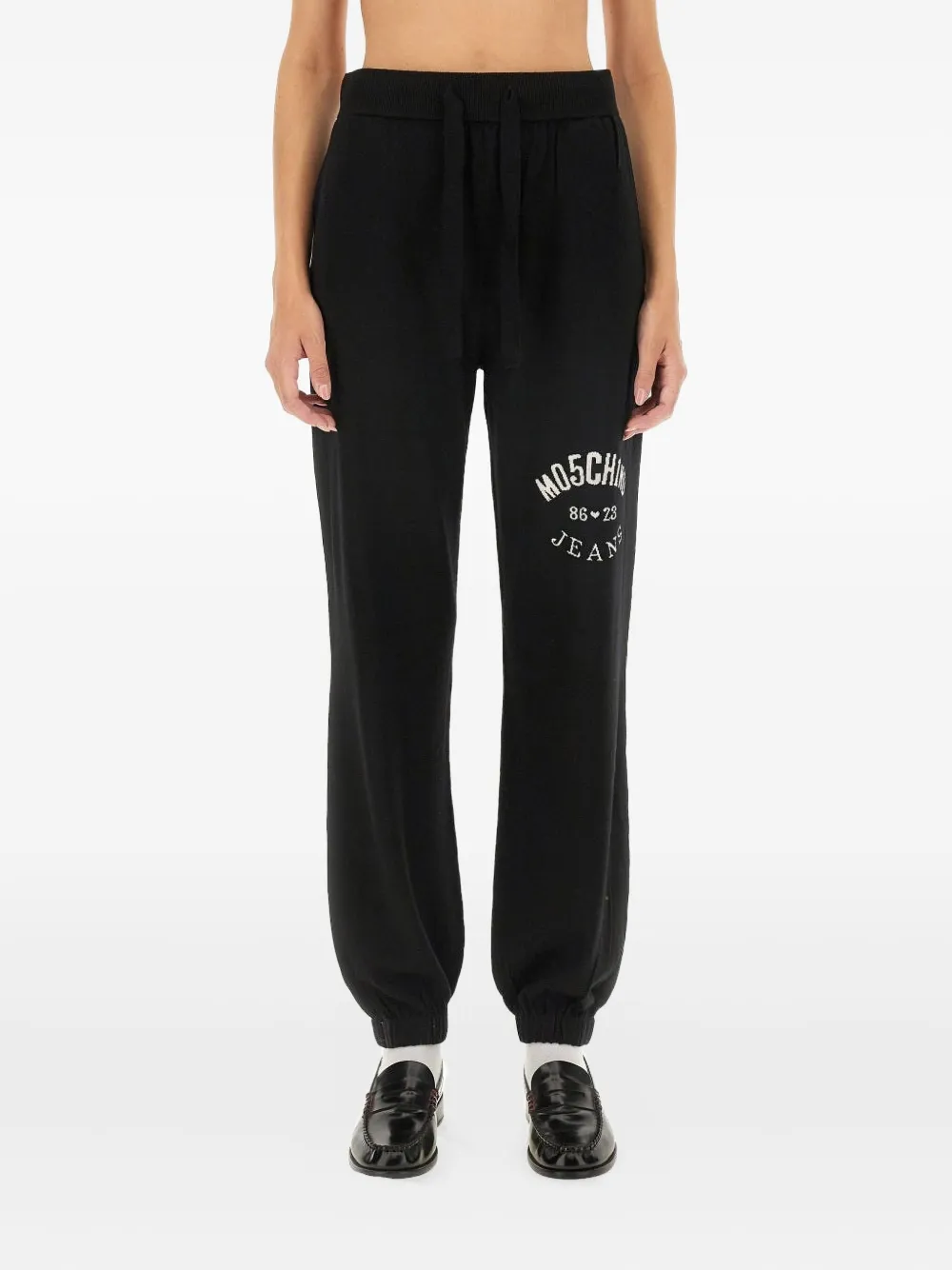 Брюки с логотипом и завязкой Moschino Jeans, черный
Брюки с логотипом и завязкой Moschino Jeans, черный