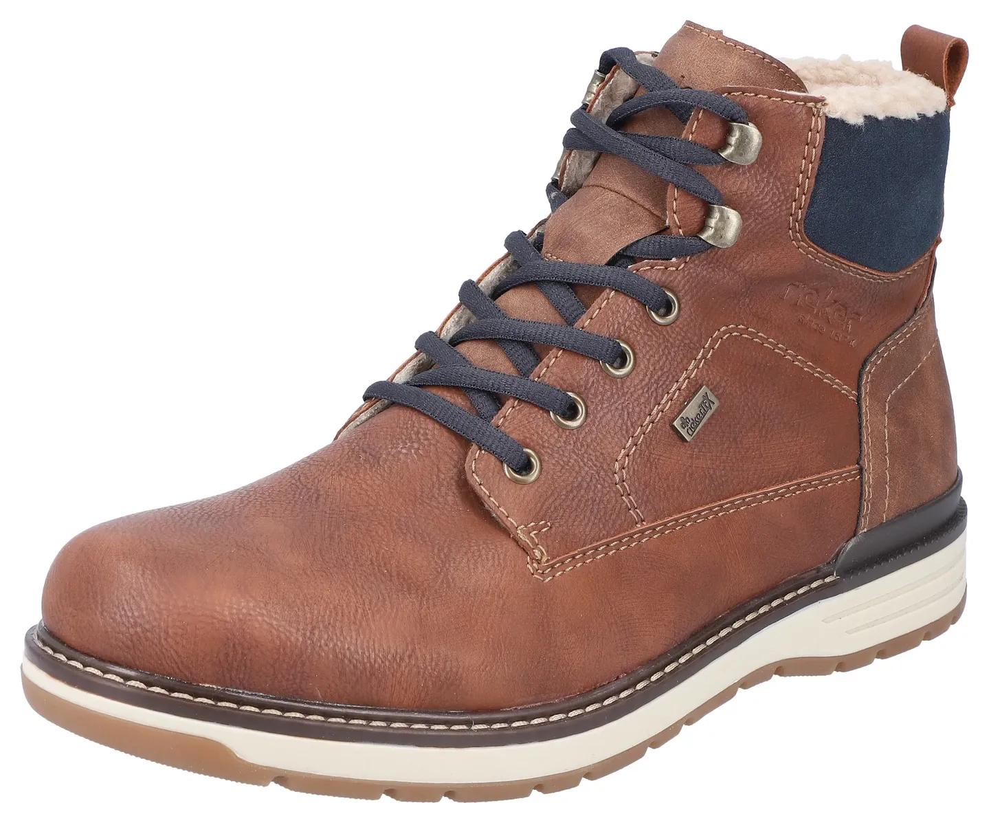 Зимние ботинки Rieker с водоотталкивающей мембраной riekerTEX, коричневый 
Зимние ботинки Rieker с водоотталкивающей мембраной riekerTEX, коричневый