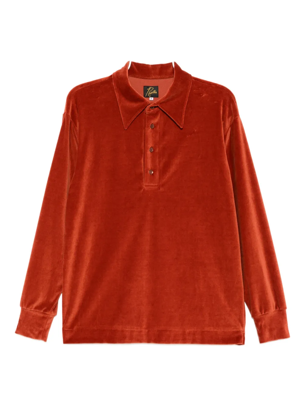 Велюровая рубашка-поло Needles, оранжевый
Велюровая рубашка-поло Needles, оранжевый