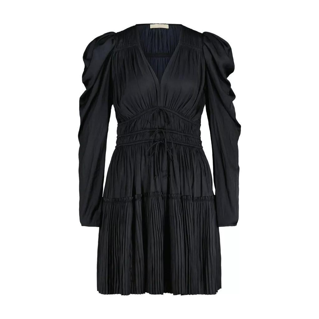 Атласное платье лу со складками Ulla Johnson, черный
Атласное платье лу со складками Ulla Johnson, черный