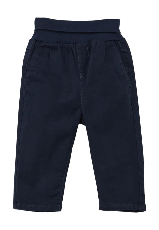 Брюки из ткани с эластичным поясом и карманами для младенцев и детей ясельного возраста S.Oliver, синий 
Брюки из ткани с эластичным поясом и карманами для младенцев и детей ясельного возраста S.Oliver, синий