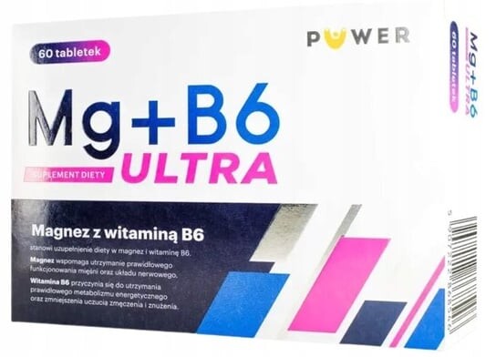 Puwer, Ультрамагний и витамин B6 Mg + B6, 60 таблеток. Inna marka
Puwer, Ультрамагний и витамин B6 Mg + B6, 60 таблеток. Inna marka