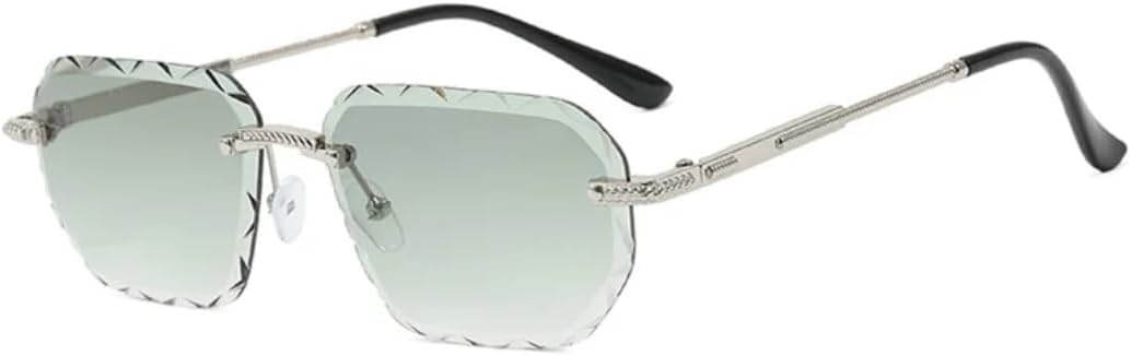 Солнцезащитные очки с защитой от УФ-излучения UV400 | Без оправы, линзы Ocean | Для женщин и мужчин, для занятий спортом на открытом воздухе и вождения DSVIGF, Silver-green
Солнцезащитные очки с защитой от УФ-излучения UV400 | Без оправы, линзы Ocean | Для женщин и мужчин, для занятий спортом на открытом воздухе и вождения DSVIGF, Silver-green