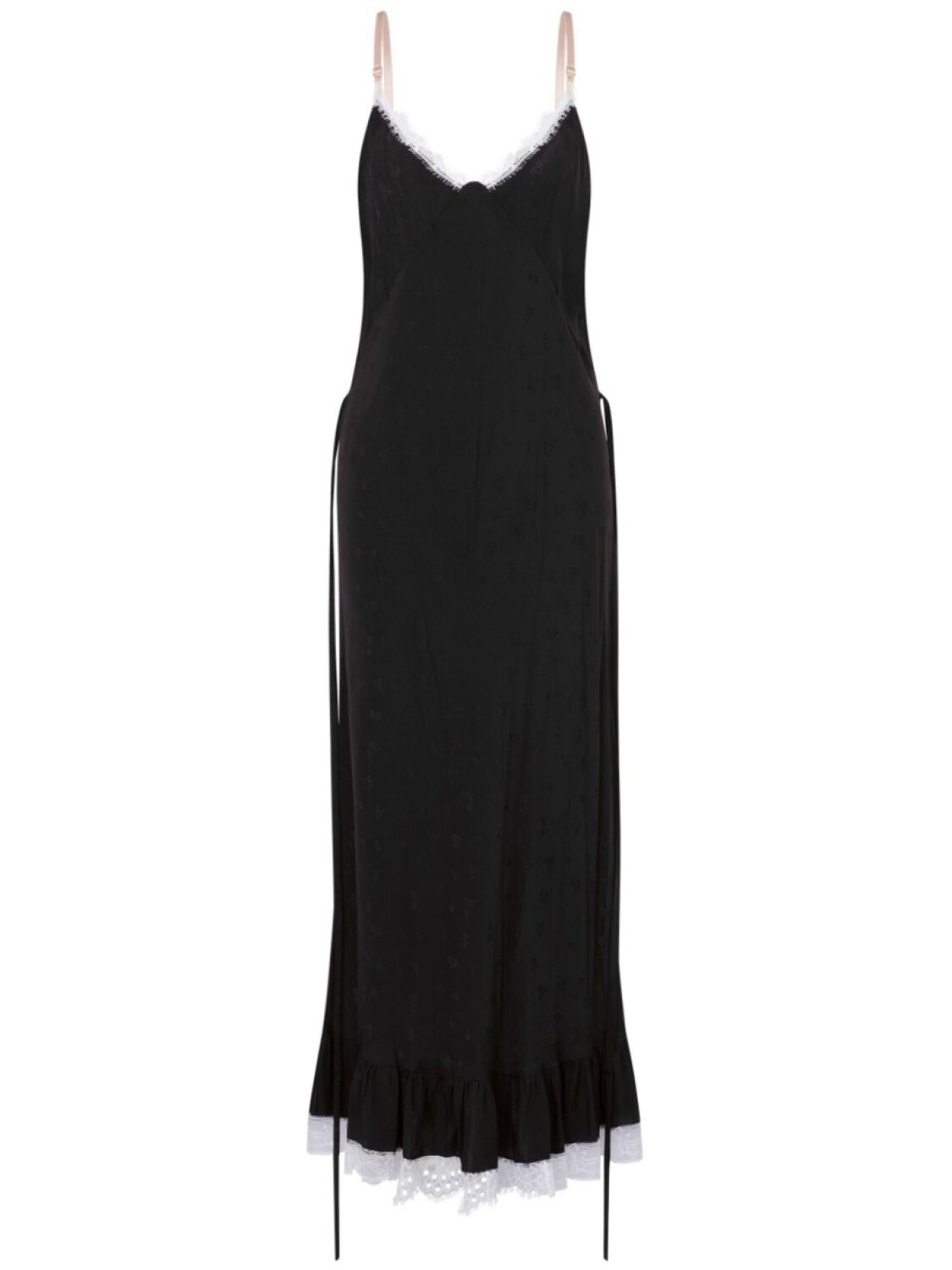 Макси-платье с кружевной отделкой Moschino, черный
Макси-платье с кружевной отделкой Moschino, черный