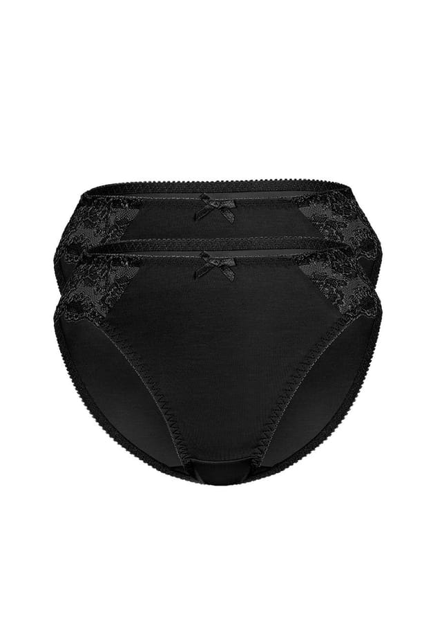 Классические кружевные трусики 2 шт. в упаковке Sassa, черный
Классические кружевные трусики 2 шт. в упаковке Sassa, черный