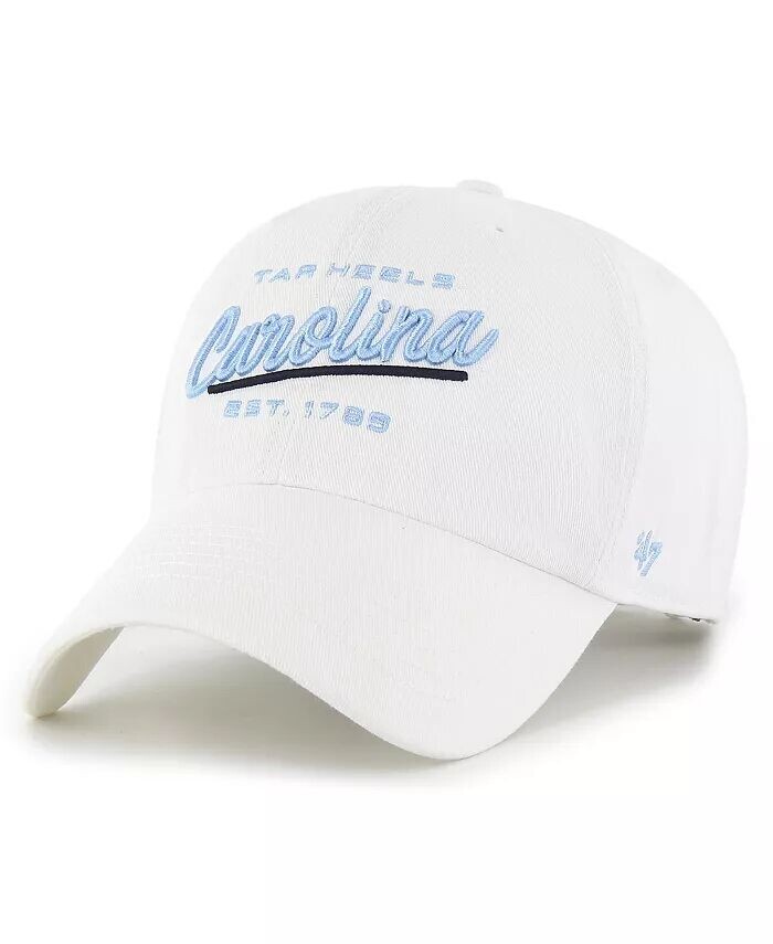 47 Brand Женская белая North Carolina Tar Heels Sidney Clean Up Регулируемая шляпа '47 Brand
47 Brand Женская белая North Carolina Tar Heels Sidney Clean Up Регулируемая шляпа '47 Brand