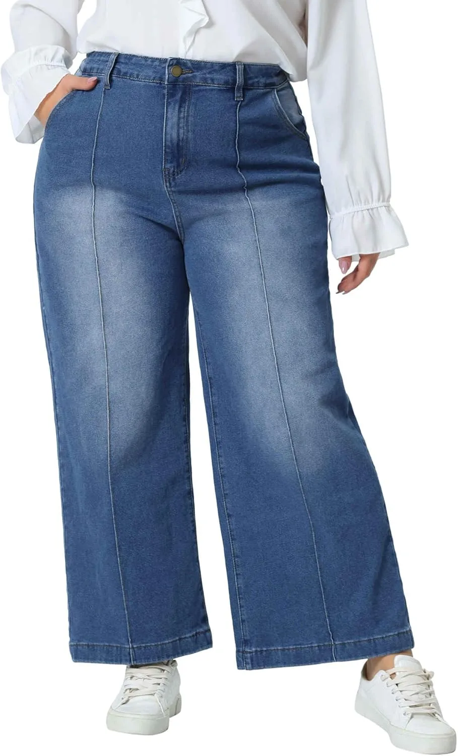 Джинсы Agnes Orinda Plus Size Wide Leg Baggy
Джинсы Agnes Orinda Plus Size Wide Leg Baggy