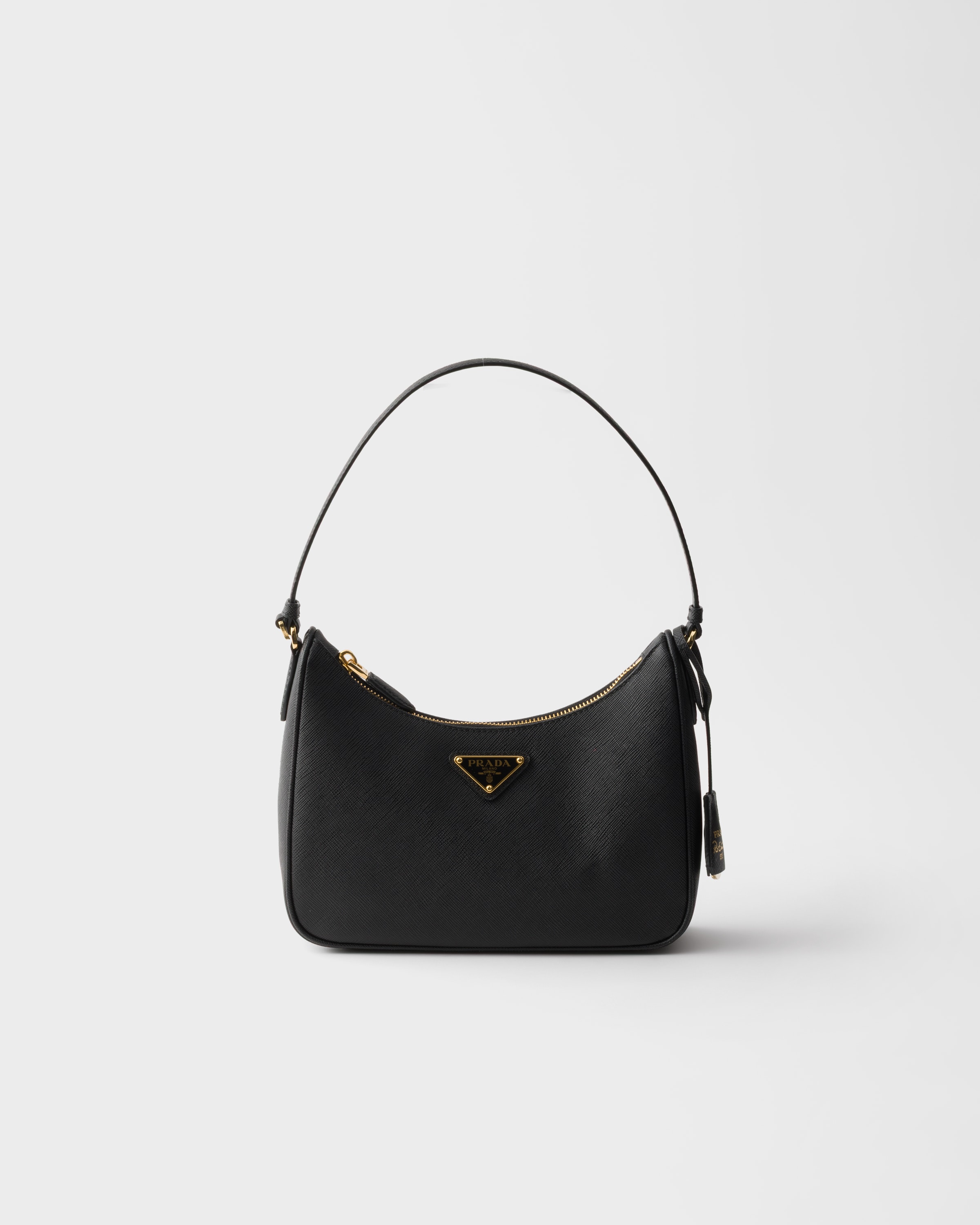 Мини-сумка из сафьяновой кожи Prada, черный
Мини-сумка из сафьяновой кожи Prada, черный