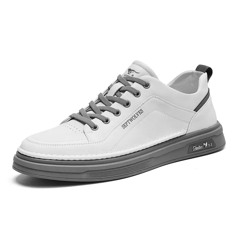 SEPTWOLVES Мужские низкие скейтерские кроссовки бело-серые, цвет White Gray (Standard Leather Shoe Size)
SEPTWOLVES Мужские низкие скейтерские кроссовки бело-серые, цвет White Gray (Standard Leather Shoe Size)