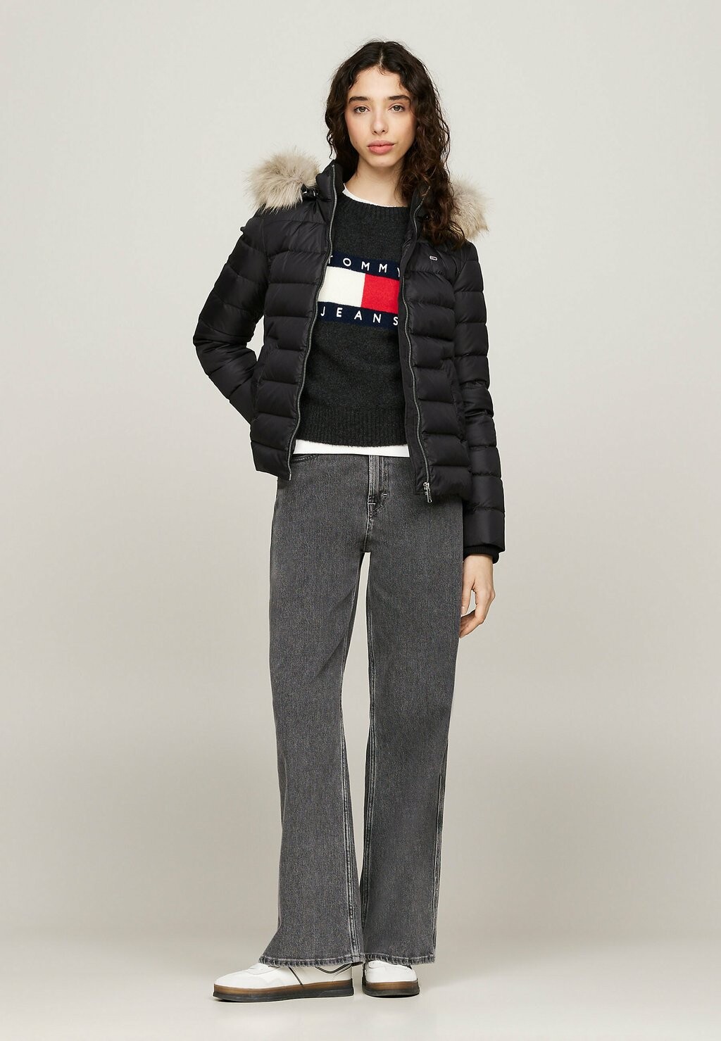 Пуховик Tommy Hilfiger, черный 
Пуховик Tommy Hilfiger, черный
