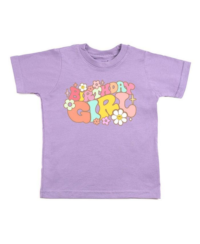 Футболка с коротким рукавом Groovy Birthday Girl для девочек - Baby Sweet Wink, фиолетовый
Футболка с коротким рукавом Groovy Birthday Girl для девочек - Baby Sweet Wink, фиолетовый