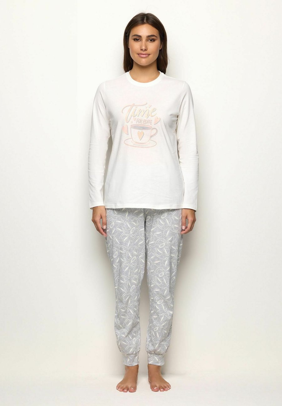Пижамный комплект Yamamay SET, Almond Grey With Print/Grey
Пижамный комплект Yamamay SET, Almond Grey With Print/Grey