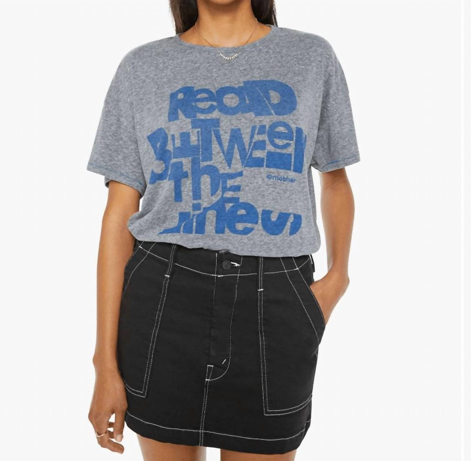 Футболка Big Deal Boxy Tee, Читай между строк Mother, Read Between The Lines
Футболка Big Deal Boxy Tee, Читай между строк Mother, Read Between The Lines