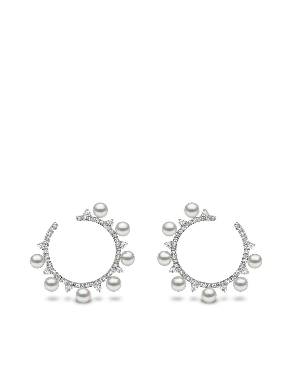 Серьги Sleek из белого золота с жемчугом и бриллиантами Yoko London, серебяный
Серьги Sleek из белого золота с жемчугом и бриллиантами Yoko London, серебяный