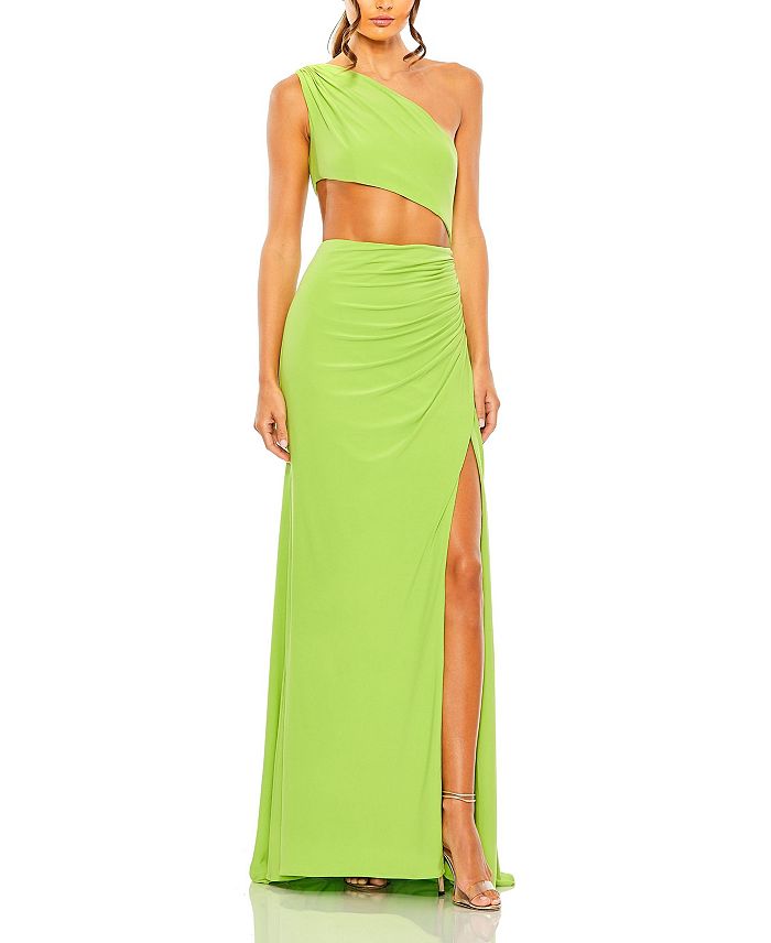 Платье с асимметричным плечом и драпировкой на спине Mac Duggal, зеленый
Платье с асимметричным плечом и драпировкой на спине Mac Duggal, зеленый