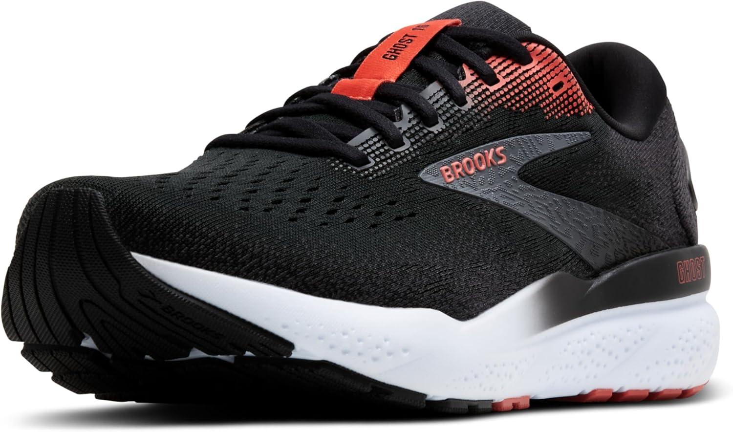 Мужские нейтральные беговые кроссовки Brooks Ghost 16, черный
Мужские нейтральные беговые кроссовки Brooks Ghost 16, черный