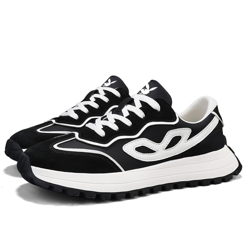 Износостойкие дышащие низкие мужские кроссовки для скейтбординга Playboy, Black
Износостойкие дышащие низкие мужские кроссовки для скейтбординга Playboy, Black