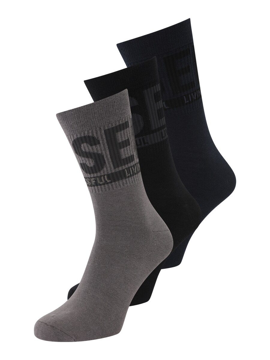 Носки DIESEL SKM-RAY, Grey/Black
Носки DIESEL SKM-RAY, Grey/Black
