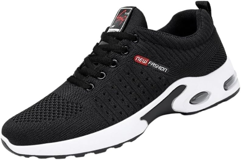 Мужские дышащие спортивные кроссовки - для повседневного бега - противоскользящие Fusecottc, черный
Мужские дышащие спортивные кроссовки - для повседневного бега - противоскользящие Fusecottc, черный